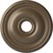Ekena Millwork Bradford Ceiling Medallion (Fits Canopies up to 4 3/8"), 18 1/8"OD x 3 3/4"ID x 1 1/8"P, Warm Silver CM18BRWSS - alternate 1